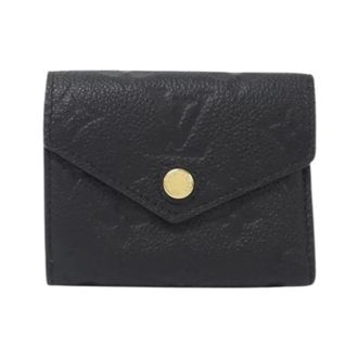 Louis Vuitton Pre-owned Wallets, female, Black, Size: ONE SIZE Pre-owned Leather Wallet