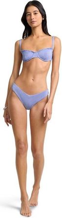 Onia Chiara Mid-Rise Bikini Bottom in Periwinkle at Nordstrom, Size X-Small