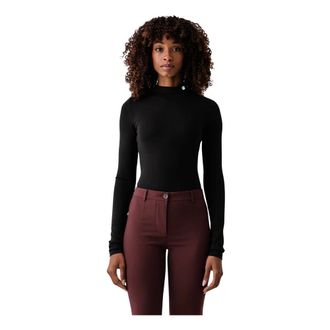 Patrizia Pepe Body strutturato a maniche lunghe - - Tops - Donna - Nero - L