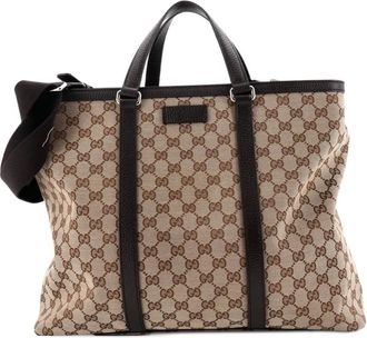 Gucci Joy Convertible GG Canvas Large tote bag - Bruin