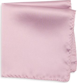 ConStruct Solid Satin Pocket Square in Rose Quartz at Nordstrom Rack