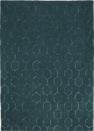 Wedgwood Designer Teppich Gio Teal - handgetuftet, aus 89% reiner Schurwolle