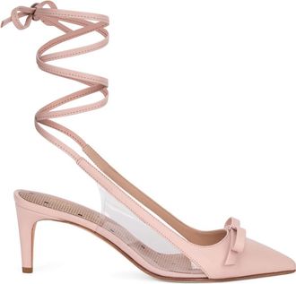 Red Valentino Elegante D&eacute;collet&eacute; met enkelbandje - Dames - Pumps - Roze - 36 EU - Schoenen