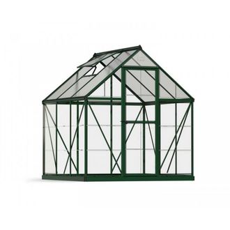 Palram Greenhouse Hybrid 6X6 - Polycarbonate - L186 x W185 x H208 - Green
