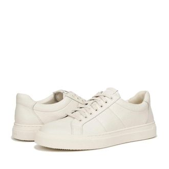 Vince Mens Vince Larsen I2342L3100 Sneakers Ivory Leather Casual Shoes HTAT184