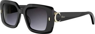 Dior Initials S2I Zonnebril - unisex - Accessoires - Zwart - Maat: 53 MM