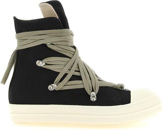 Rick Owens Black Megalace Sneakers