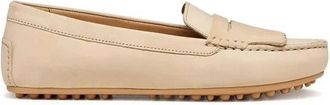 Geox Kalistena Loafers - Dames - Loafers - Beige - 38 EU - Leer - Schoenen