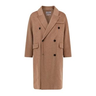 Amaranto Cappotto Doppio Petto - - Coats - Uomo - Beige - L