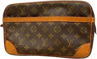 Louis Vuitton Pre-owned Clutches, male, Brown, Size: ONE SIZE Pre-owned Clutch Bag