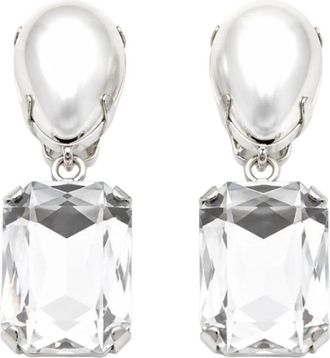 Perrine Taverniti Apolline Clip Oorbellen - Dames - Oorbellen - Wit - ONE Size - Accessoires