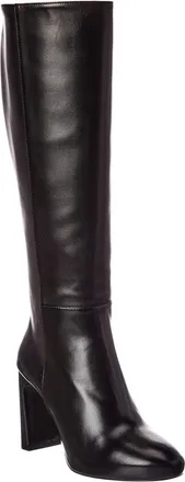 Stuart Weitzman Babette Platform Zip Leather Boot