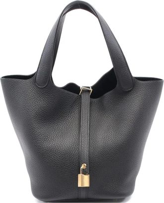 Hermès Borsa a mano Picotin MM 2024 - Nero