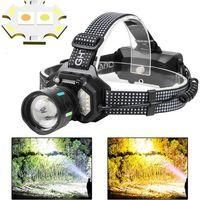 OEM Linterna Frontal Led Ipree Con Doble Zoom E Interruptor De Detecci&oacute;n, Foco Led De Largo Alcance Y Alto Brillo Para Uso En Exteriores Y Larga Vida &Uacute;til