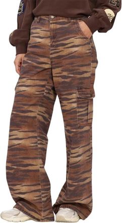 Harper & Yve Stella-PA Wijde Broek - Dames - Broeken - Bruin - Maat: W26