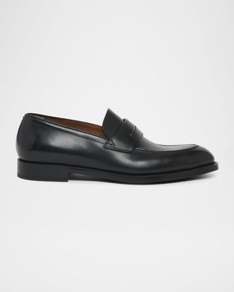 Ermenegildo Zegna Men & apos;s Calfskin Penny Loafers