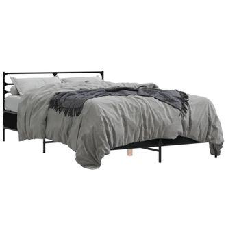 Berkfield Home Bed Frame without Mattress Black 140x200 cm