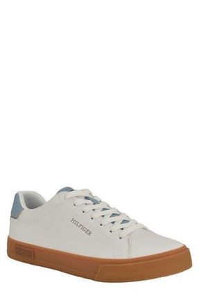 Tommy Hilfiger Rawly Low Top Sneaker in White/Light Blue/Gum at Nordstrom Rack, Size 7.5