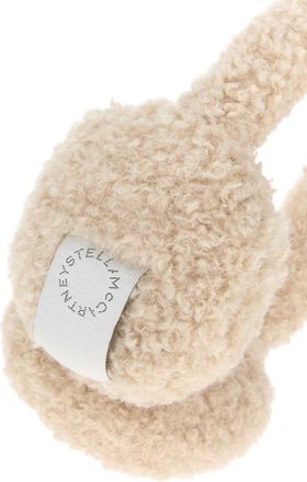 Stella McCartney EARMUFFS Shearling Earmuffs - Beige
