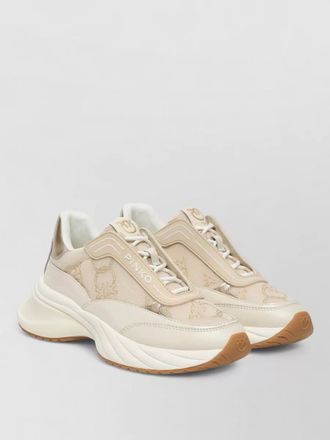 Pinko ariel sneakers chunky sole metallic accents