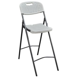 cofan Silla Alta Plegable Blanca Altura Asiento 74 Cm Venta Unitaria