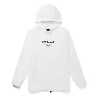 Vans Mens Vans Logo Printing Hooded Jacket White VN0A489XWHT