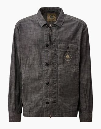 C.P. Company Mens 4.75 OZ CHAMBRAY SHIRT - Navy - Size: 38/Regular