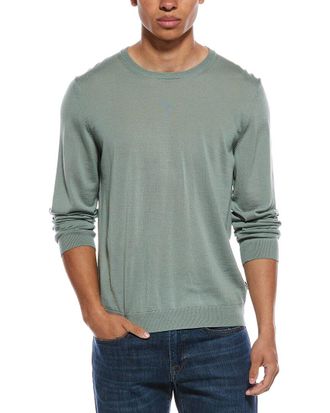HUGO BOSS Leno Wool Crewneck Sweater
