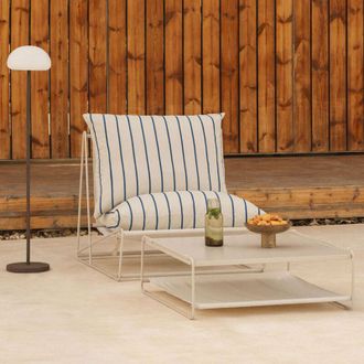 Sklum Sklum - Conjunto De Jard&iacute;n Con Sill&oacute;n Y Mesa Auxiliar Convertible Amaro