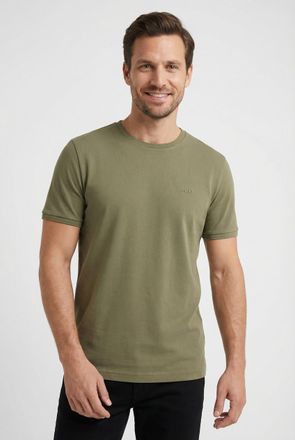 Boss Green by Hugo Boss T-Shirt BOSS GREEN Taul, Herren, Gr. 4XL, schwarz beige257, Single Jersey, Obermaterial: 92% Baumwolle, 8% Elasthan, regular fit normal, Rundhals, Rip