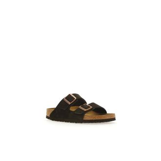 Birkenstock Arizona Suede Sliders - unisex - Birkenstock - Sliders - Black - 7 UK - Shoes