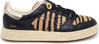 Premiata Quinn Sneaker - Dames - Sneakers - Zwart - 38 EU - Leer - Schoenen