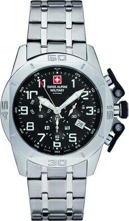 Swiss Alpine Military Chronograph 7063.9137 - Heren - Horloges - Zwart - ONE Size - Accessoires