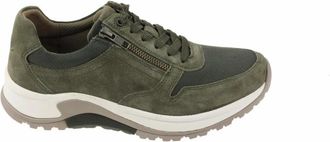 Gabor Groene Walking Sneaker - Rollingsoft Technologie - Heren - Sneakers - Groen - 40 EU - Su&egrave;de - Schoenen