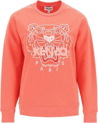 Kenzo Felpa con ricamo - Arancione