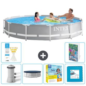Intex Piscina Prism Frame Redonda - 366x76 Cm - 7-piezas S218