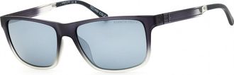 Kenneth Cole KC00051 Polarized 92D Mens Sunglasses Blue Size 57