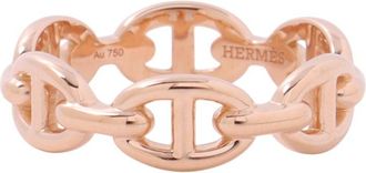 Herm&egrave;s Pink Gold (18K) Band Ring (Pre-Owned)