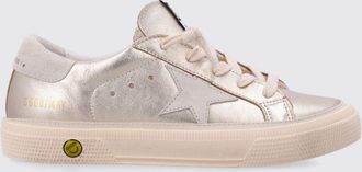 Golden Goose May Laminated Nappa Trainers for Boys with Distressed Effect
