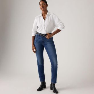 Levi's 724 High Rise Straight Jeans - Womens - 23X30 - Blue