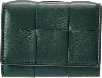 Bottega Veneta Envelope Small Intreccio Leather Card Case