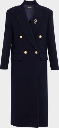 Kobi Halperin Grayson Double-Breasted Long Wool Coat