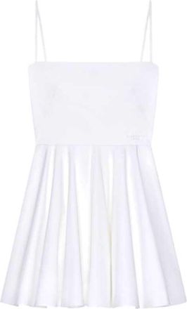 Givenchy poplin mini-jurk met split