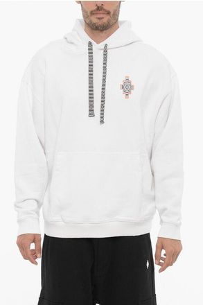 Marcelo Burlon Cotton OPTICAL CROSS Hoodie with Patch Pocket size Xs
