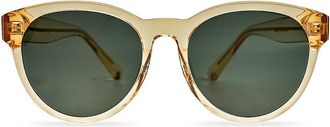 Messy Weekend RITA Champagne Green Womens Sunglasses Yellow Size 54