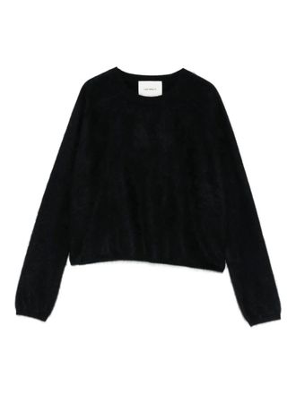 Lisa Yang Geborstelde kasjmier trui - Zwart