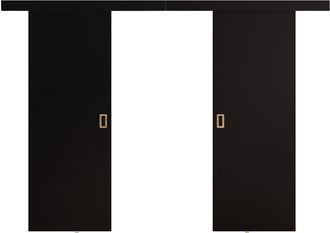 Mirjan24 Puerta Corredera Dover 200, Negro