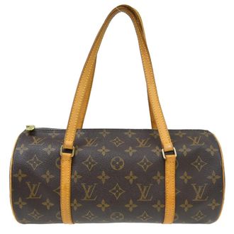 Louis Vuitton Papillon Handbag Monogram Canvas Brown Canvas Handbag (Pre-Owned)