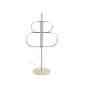 Lucande L&aacute;mpara De Mesa audrina En Blanco Metal - Lucande