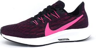 Nike Nike Wmns Nike Air Zoom Pegasus 36, Womens Track & Field Shoes, Multicolour (Black/Pink Blast-True Berry-White 009), 4.5 UK (38 EU)